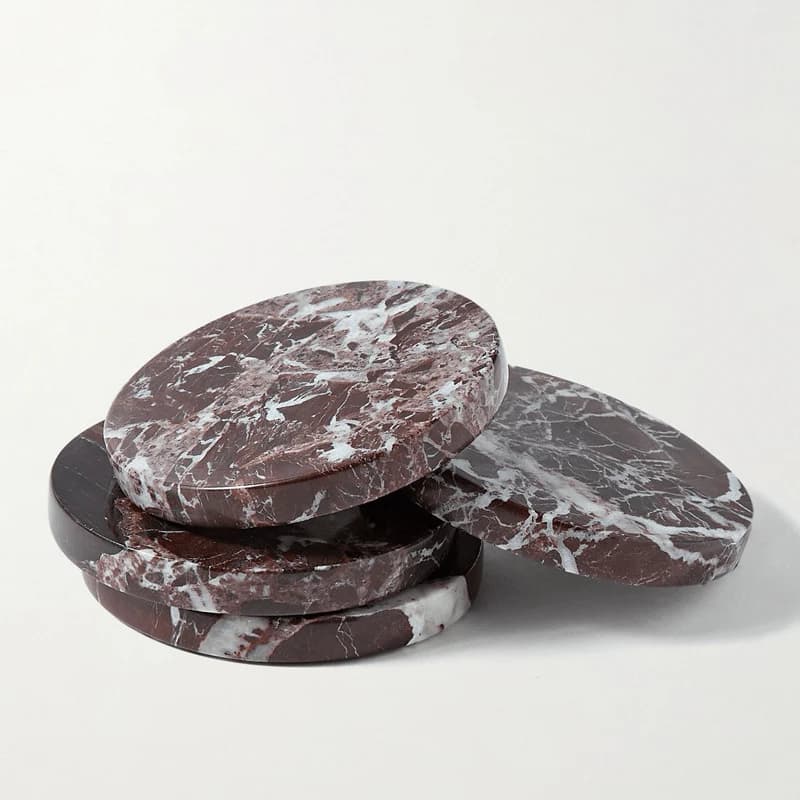 Marble Coaster Set